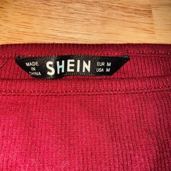 SHEIN Red Crop Fitted Tank Top - Picture 4 of 8